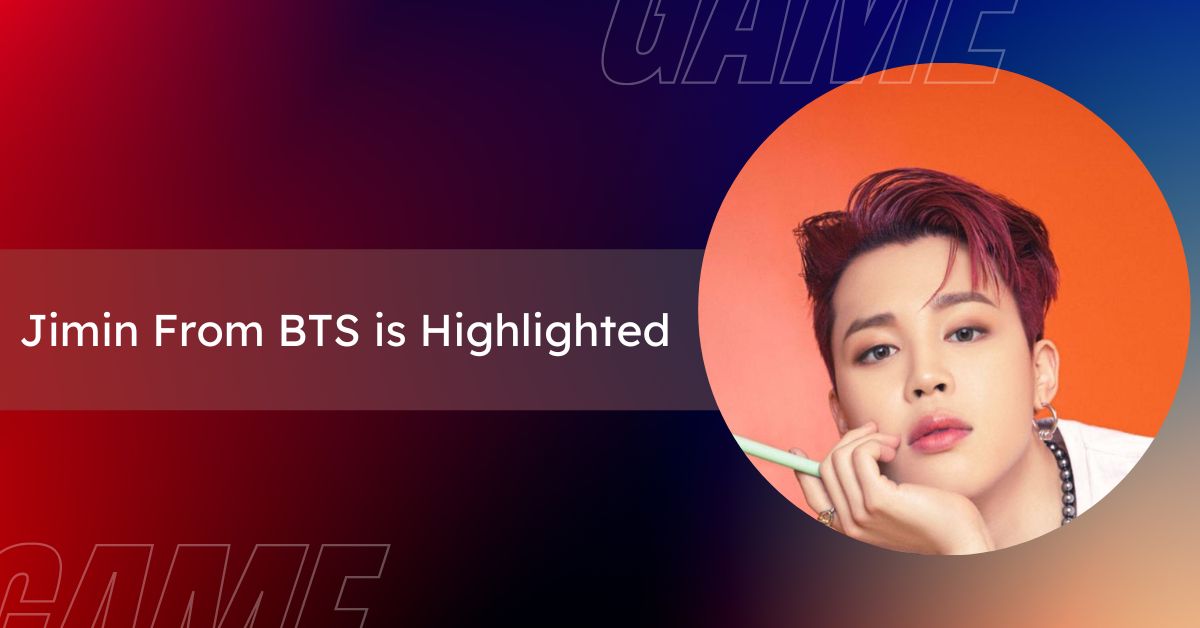 Jimin From BTS is Highlighted