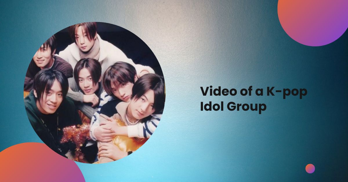 Video of a K-pop Idol Group