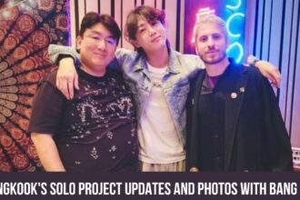 BTS Jungkook's Solo Project Updates and Photos With Bang Si Hyuk