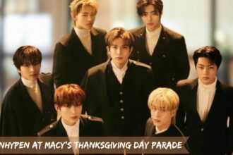 ENHYPEN at the Macy's Thanksgiving Day Parade