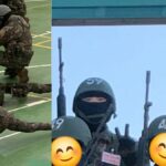 Jungkook and Jimin's Military Training Photos