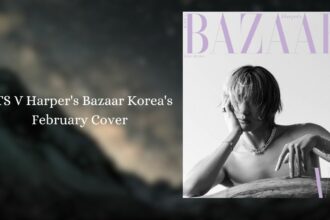 BTS V Harper's Bazaar Korea's February Cover