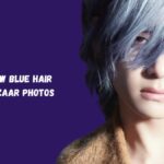 BTS V In New Blue Hair Harper Bazaar Photos