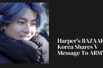 Harper's BAZAAR Korea Shares V Message To ARMY