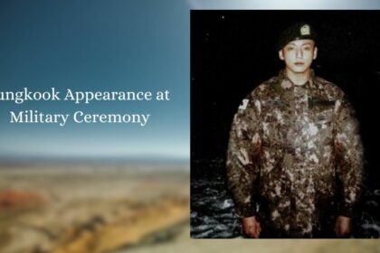 Jungkook Appearance at Military Ceremony