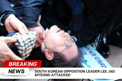 South Korean Opposition Leader Lee Jae-Myeong Attacked