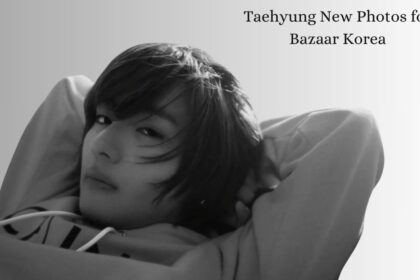 Taehyung New Photos for Bazaar Korea