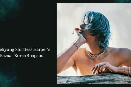 Taehyung Shirtless Harper’s Bazaar Korea Snapshot