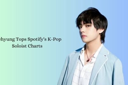 Taehyung Tops Spotify's K-Pop Soloist Charts