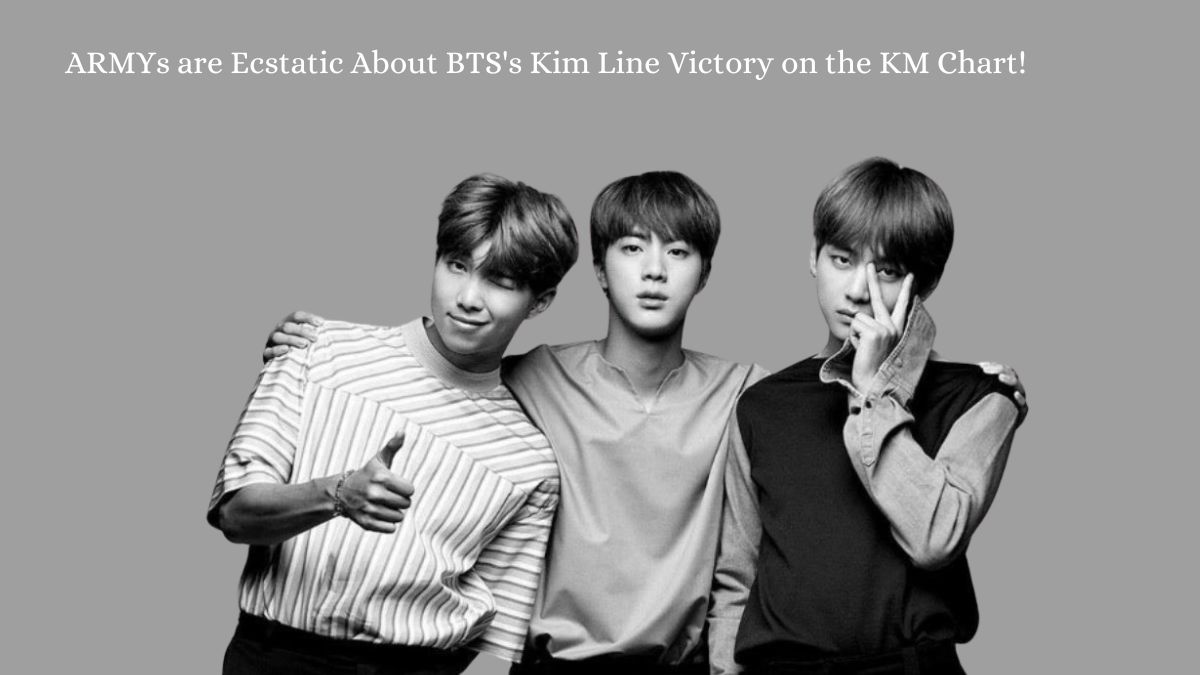 ARMYs are Ecstatic About BTS's Kim Line Victory on the KM Chart!