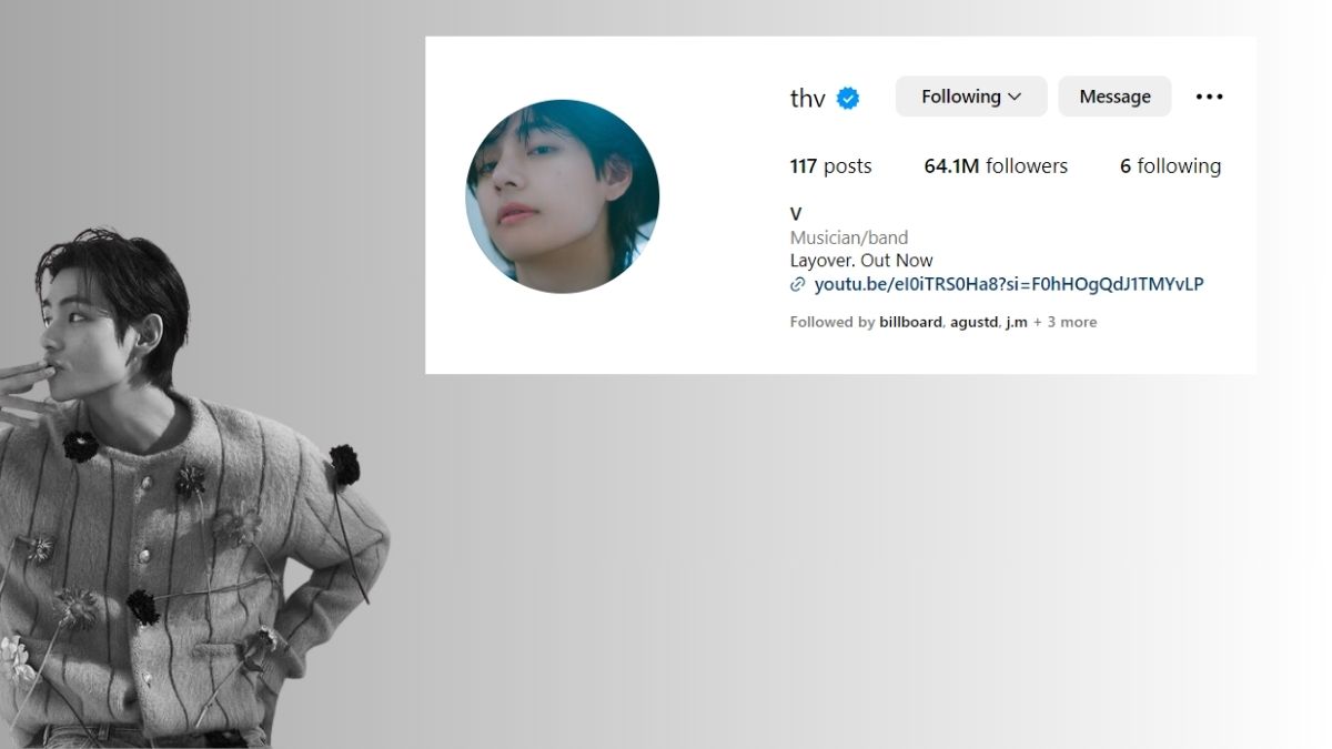 BTS Taehyung Instagram Followers