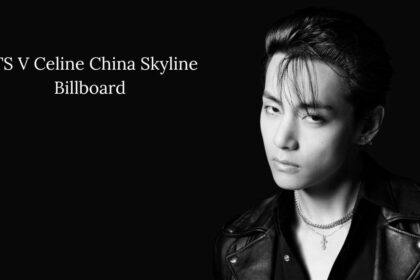 BTS V Celine China Skyline Billboard