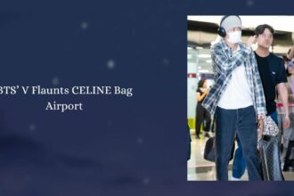 BTS’ V Flaunts CELINE Bag Airport