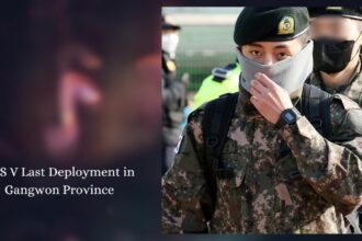 BTS V Last Deployment in Gangwon Province