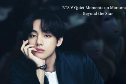 BTS V Quiet Moments on Monuments Beyond the Star