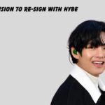 BTS' V's Decision to Re-sign with HYBE