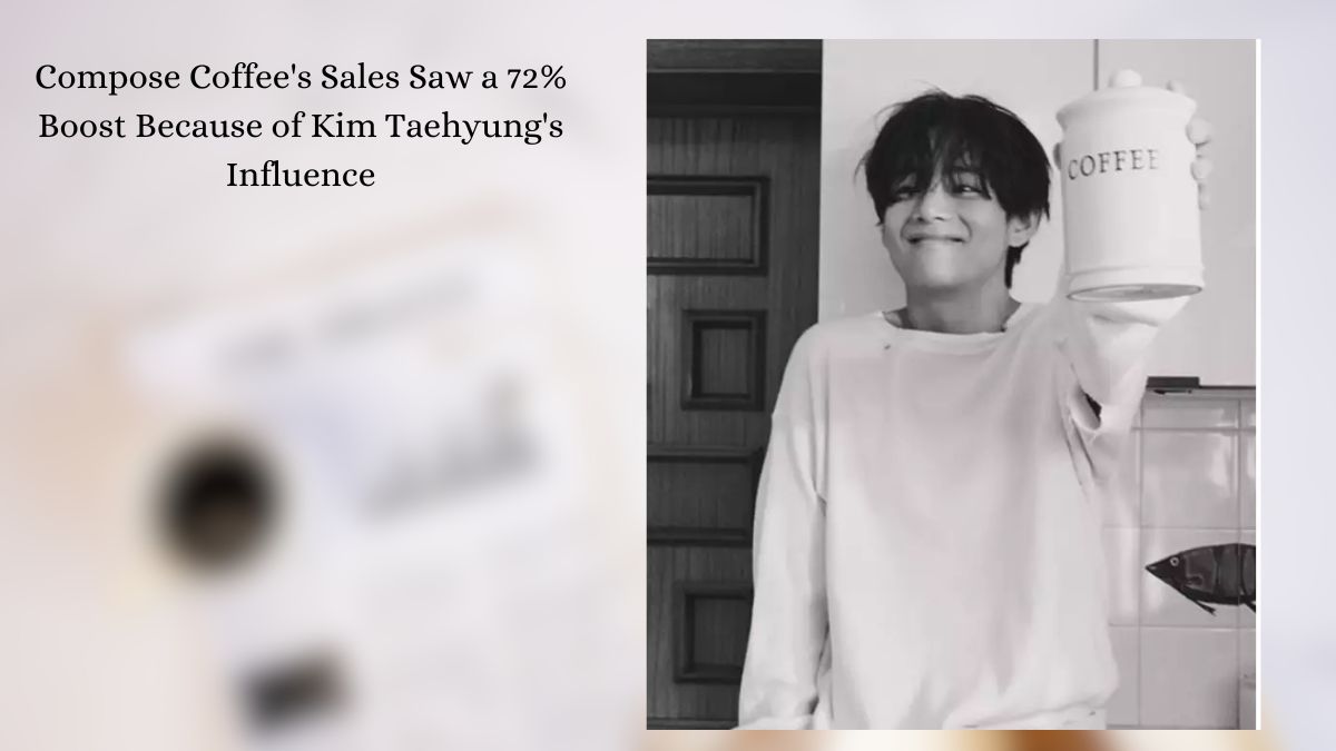 Compose Coffee's Sales Saw a 72% Boost Because of Kim Taehyung's Influence