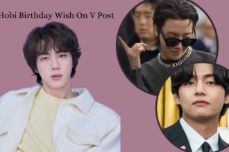 Jin Hobi Birthday Wish On V Post