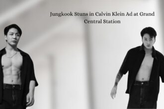 Jungkook Stuns in Calvin Klein Ad at Grand Central Station