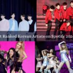 Most Ranked Korean Artists on Spotify 2024