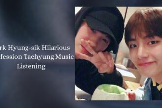 Park Hyung-sik Hilarious Confession Taehyung Music Listening