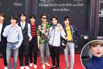 Taylor Swift with BTS on IFPI Best Seller