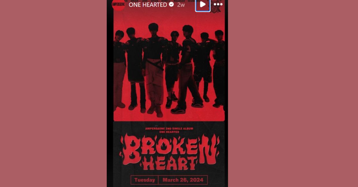 AMPERS&ONE's Emotional Track 'Broken Heart' from 'ONE HEARTED