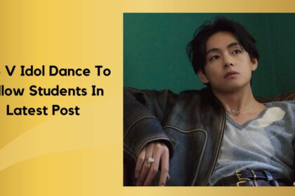 BTS V Idol Dance To Fellow Students In Latest Post