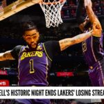 D'Angelo Russell's Historic Night Ends Lakers' Losing Streak Against Sixers