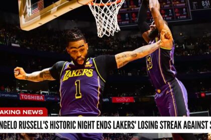 D'Angelo Russell's Historic Night Ends Lakers' Losing Streak Against Sixers