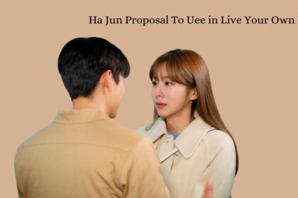 Ha Jun Proposal To Uee in Live Your Own Life