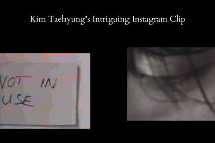 Kim Taehyung's Intriguing Instagram Clip