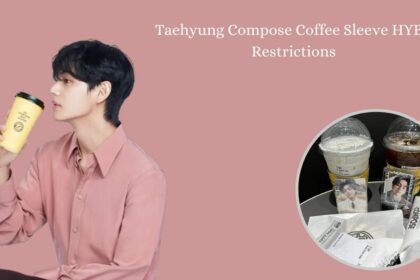 Taehyung Compose Coffee Sleeve HYBE Restrictions