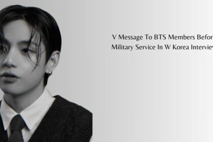 V Message To BTS Members Before Military Service In W Korea Interview