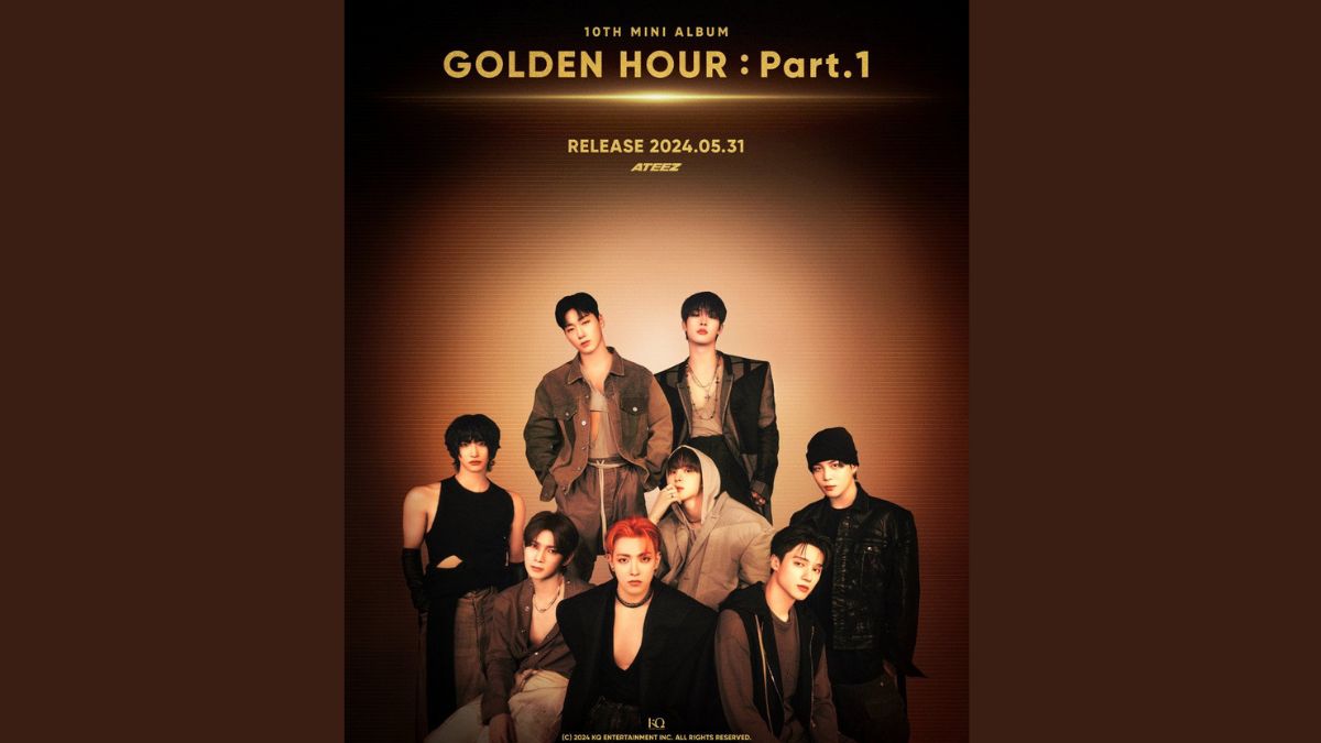 ATEEZ Teases Fans With Group Poster For 'Golden Hour: Part. 1'