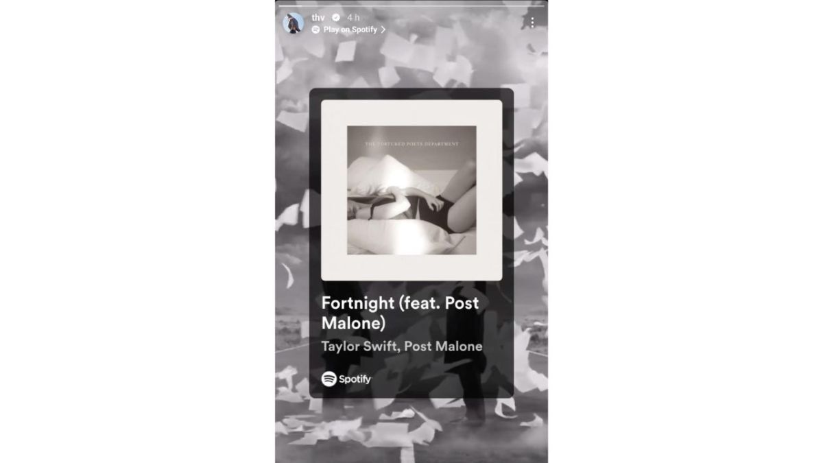 BTS' V's Supports Taylor Swift And Post Malone's Fortnight