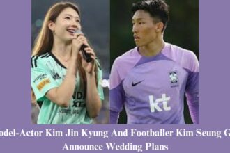 Model-Actor Kim Jin Kyung And Footballer Kim Seung Gyu Announce Wedding Plans