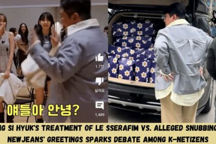 Bang Si Hyuk's Treatment Of LE SSERAFIM Vs. Alleged Snubbing Of NewJeans' Greetings Sparks Debate Among K-Netizens