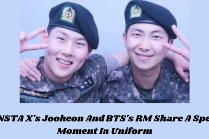 MONSTA X's Jooheon And BTS's RM Share A Special Moment In Uniform