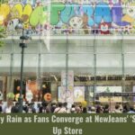 Tokyo Braces Heavy Rain as Fans Converge at NewJeans' 'Super Natural' Pop-Up Store